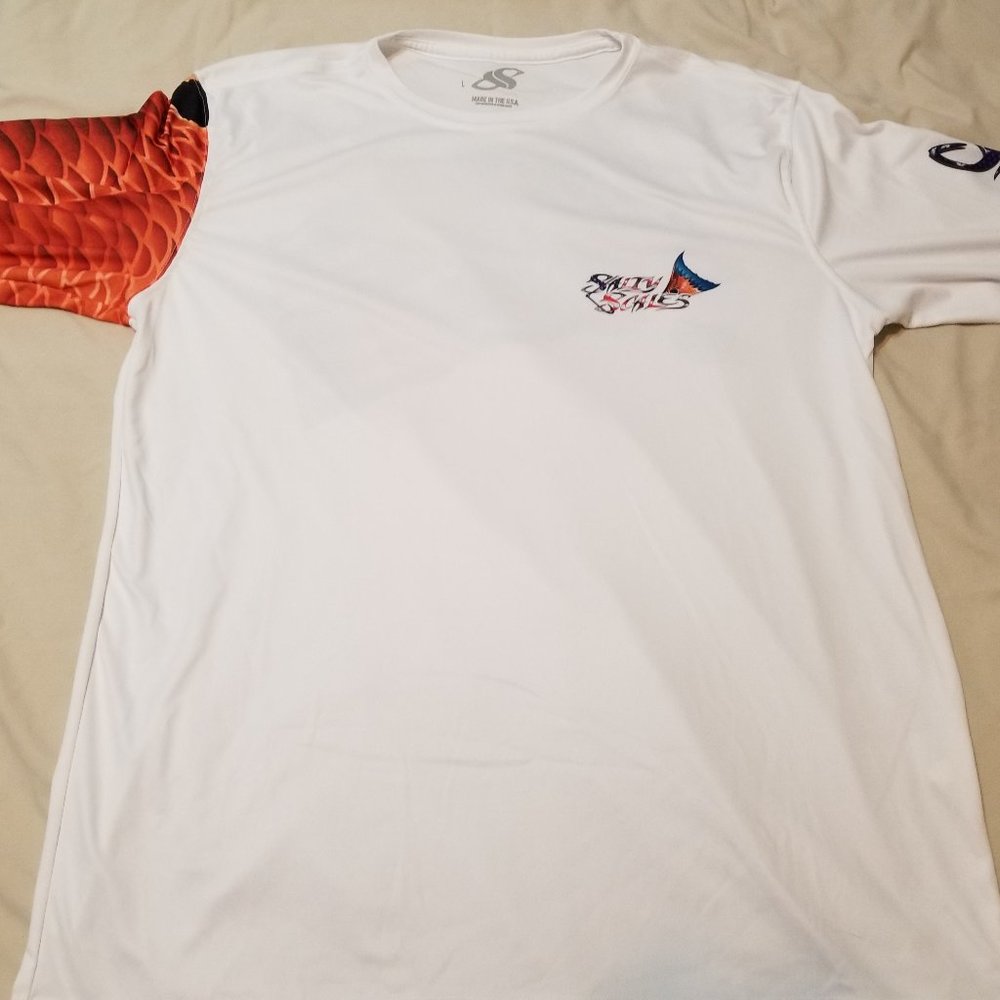 Salty Scales Long Sleeve (dry fit) Fishing Shirt